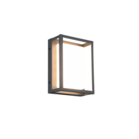Trio WITHAM wandlamp | LED | antraciet | 18 x 10 cm | IP54 Trio WITHAM wandlamp | LED | antraciet | 18 x 10 cm | IP54