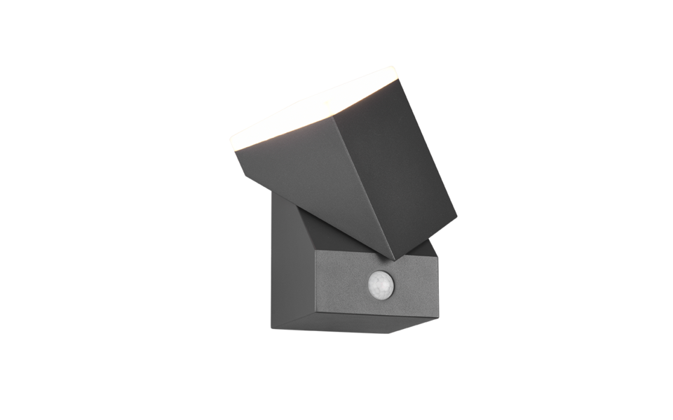 Trio Lighting Trio AVON wandlamp | LED | antraciet | 9 x 16 cm | IP54 | 1x 7W | 800 lm | 3000K | niet dimbaar Trio Lighting Trio AVON wandlamp | LED | antraciet | 9 x 16 cm | IP54 | 1x 7W | 800 lm | 3000K | niet dimbaar