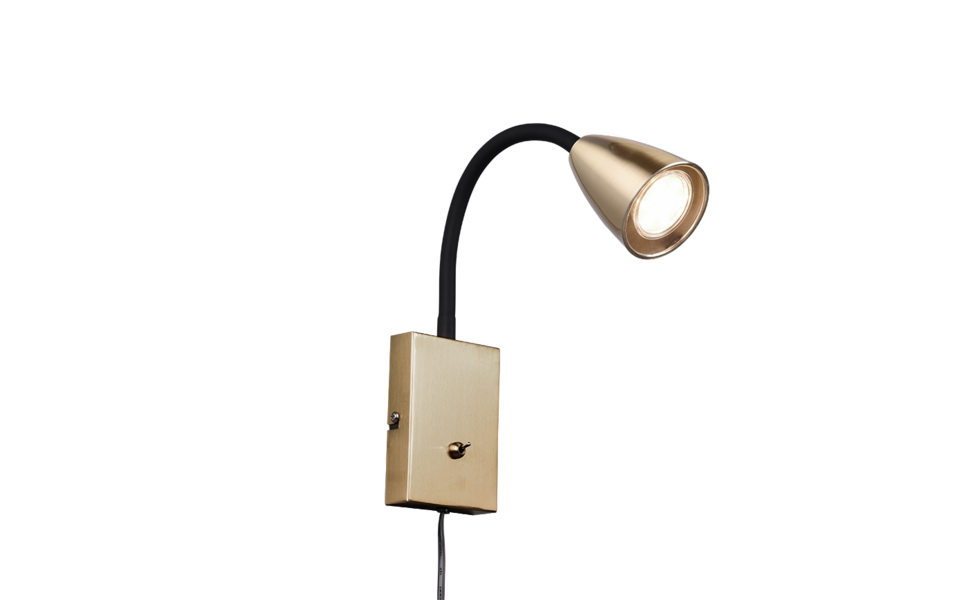 Trio Lighting Trio WANDA wall light | 1x GU10 | Ø 8.5 cm | IP20 | 23.5 cm Trio Lighting Trio WANDA wall light | 1x GU10 | Ø 8.5 cm | IP20 | 23.5 cm