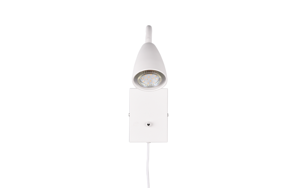 Trio Lighting Trio WANDA wandlamp | GU10 Fitting | wit mat | 8,5 x 23,5 cm | IP20 | excl. 1x GU10 | max. 10W