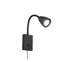 Trio WANDA wandlamp | mat zwart | IP20 | GU10 Fitting