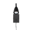 Trio Lighting Trio WANDA wall light | 1x GU10 | black | Ø 8.5 cm | IP20 | 23.5 cm