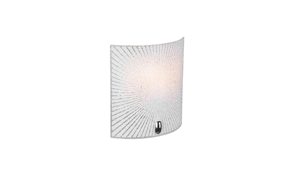 Trio Lighting Trio ELISA wandlamp | E27 Fitting | chroom met transparant | 20 x 22 cm | IP20 | excl. 1x E27 | max. 40W Trio Lighting Trio ELISA wandlamp | E27 Fitting | chroom met transparant | 20 x 22 cm | IP20 | excl. 1x E27 | max. 40W