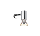 Trio Lighting Trio LORENZO wandlamp | GU10 Fitting | chroom | 3,3 x 10,1 cm | IP44 | excl. 1x GU10 | max. 5W