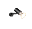 Trio Lighting Trio LORENZO wall light | 1x GU10 | black | IP20 | 5.4 cm