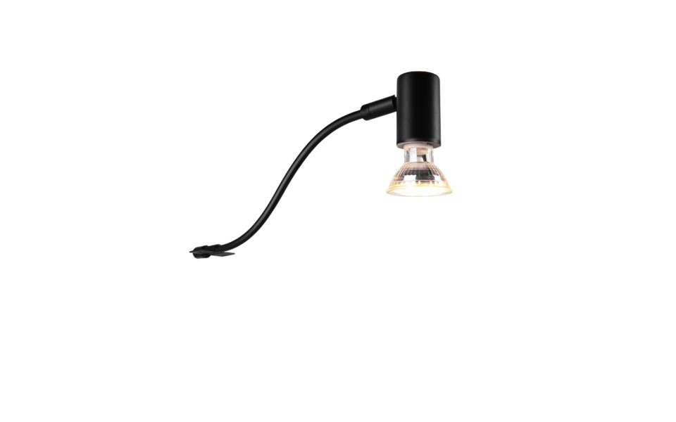 Trio Lighting Trio GIADA wall light | 1x GU10 | black | IP20 | 11.4 cm