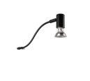 Trio Lighting Trio GIADA wandlamp | GU10 Fitting | mat zwart | 5,4 x 34,3 cm | IP44 | excl. 1x GU10 | max. 5W