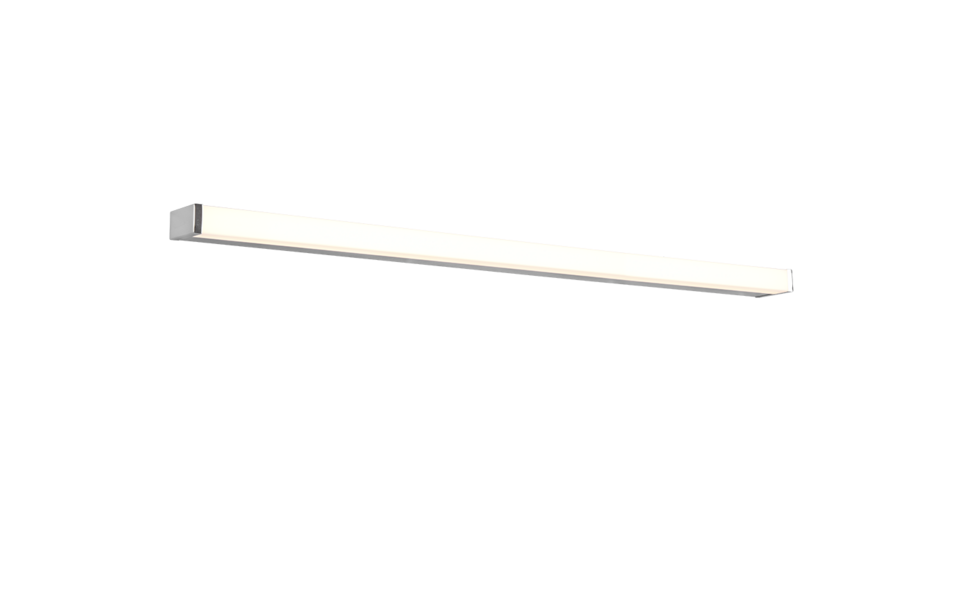 Trio Lighting Trio FABIO wandlamp | LED | chroom | 120 x 3,8 cm | IP44 | 1x 20W | 2500 lm | 3000K | dimbaar Trio Lighting Trio FABIO wandlamp | LED | chroom | 120 x 3,8 cm | IP44 | 1x 20W | 2500 lm | 3000K | dimbaar