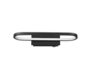 Trio Lighting Trio GIANNI wandlamp | LED | mat zwart | 40 x 14,8 cm | IP44 | 1x 17W | 1700 lm | 3000K