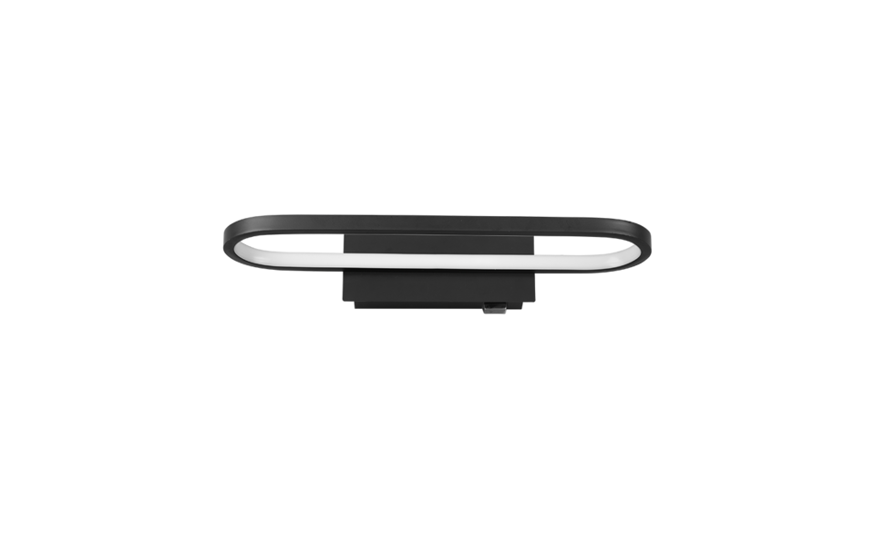 Trio Lighting Trio GIANNI LED wall light | 1x 17W 1700 lm 3000K | black | IP20 | 7.5 cm Trio Lighting Trio GIANNI LED wall light | 1x 17W 1700 lm 3000K | black | IP20 | 7.5 cm