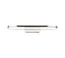 Trio Lighting Trio GIANNI wandlamp | LED | chroom | 60 x 15 cm | IP44 | 1x 22W | 2700 lm | 3000K