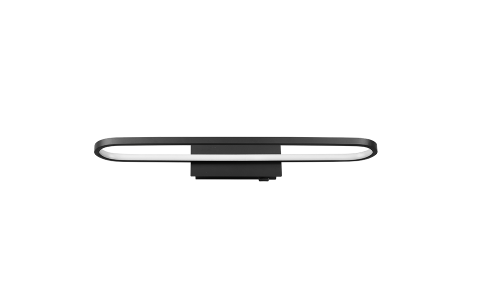 Trio Lighting Trio GIANNI wandlamp | LED | mat zwart | 60 x 15 cm | IP44 | 1x 22W | 2700 lm | 3000K