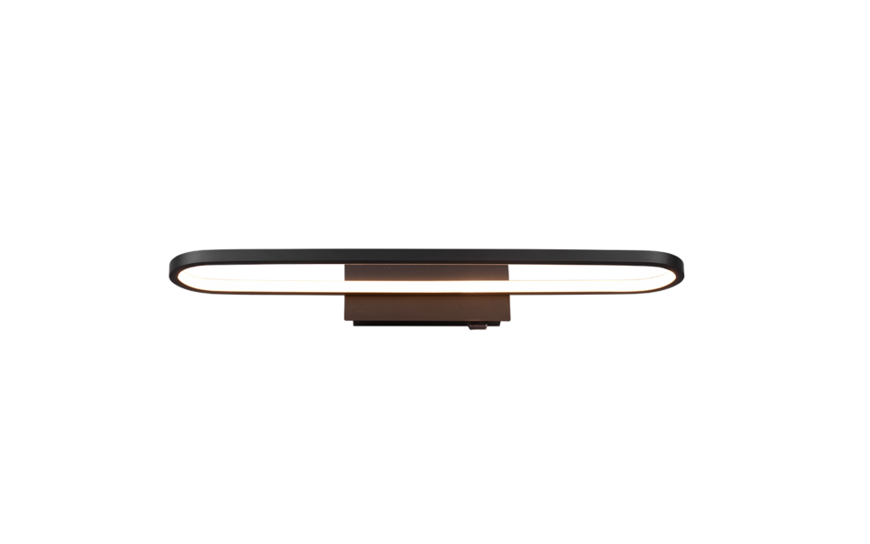 Trio Lighting Trio GIANNI LED wall light | 1x 22W 2700 lm 3000K | black | IP20 | 8 cm