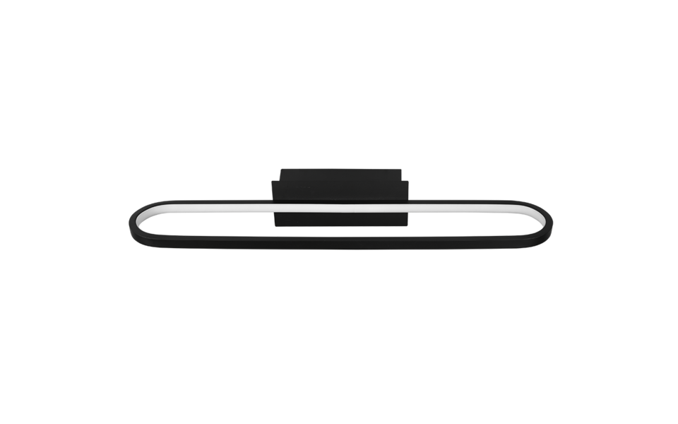 Trio Lighting Trio GIANNI wandlamp | LED | mat zwart | 60 x 15 cm | IP44 | 1x 22W | 2700 lm | 3000K