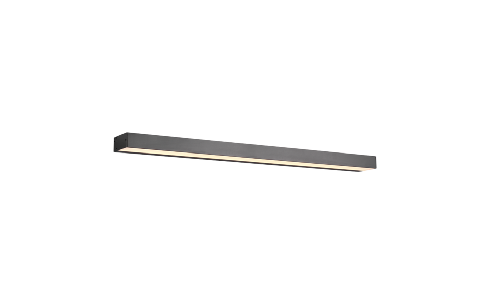 Trio Lighting Trio ROCCO LED wall light | 1x 13W 1400 lm 3000K | black | IP20 | 3.6 cm Trio Lighting Trio ROCCO LED wall light | 1x 13W 1400 lm 3000K | black | IP20 | 3.6 cm