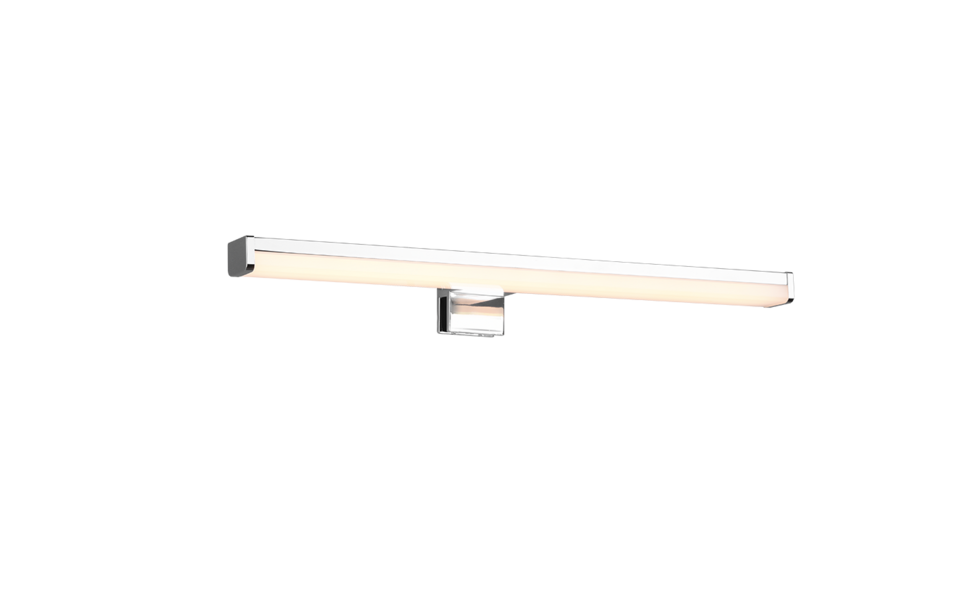 Trio Lighting Trio LINO wandlamp | LED | chroom | 40 x 6 cm | IP44 | 1x 7,4W | 900 lm | 3000K Trio Lighting Trio LINO wandlamp | LED | chroom | 40 x 6 cm | IP44 | 1x 7,4W | 900 lm | 3000K
