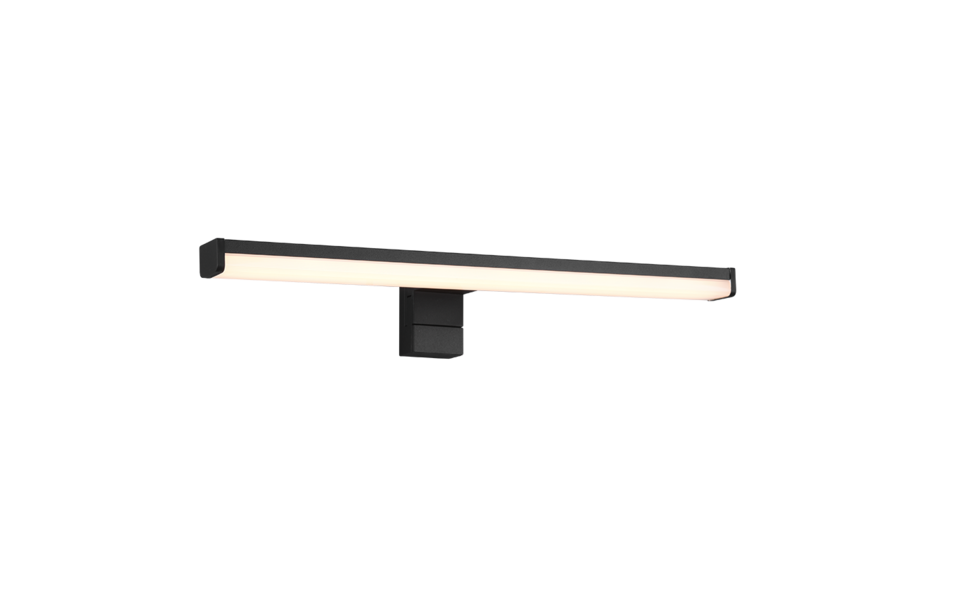 Trio Lighting Trio LINO wandlamp | LED | mat zwart | 40 x 6 cm | IP44 | 1x 7,4W | 900 lm | 3000K