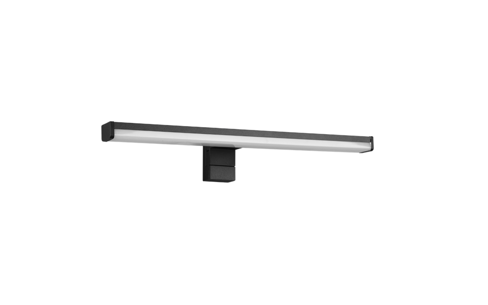 Trio Lighting Trio LINO wandlamp | LED | mat zwart | 40 x 6 cm | IP44 | 1x 7,4W | 900 lm | 3000K
