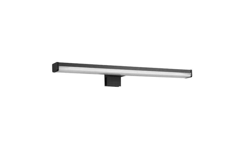 Trio Lighting Trio LINO wandlamp | LED | mat zwart | 40 x 6 cm | IP44 | 1x 7,4W | 900 lm | 3000K