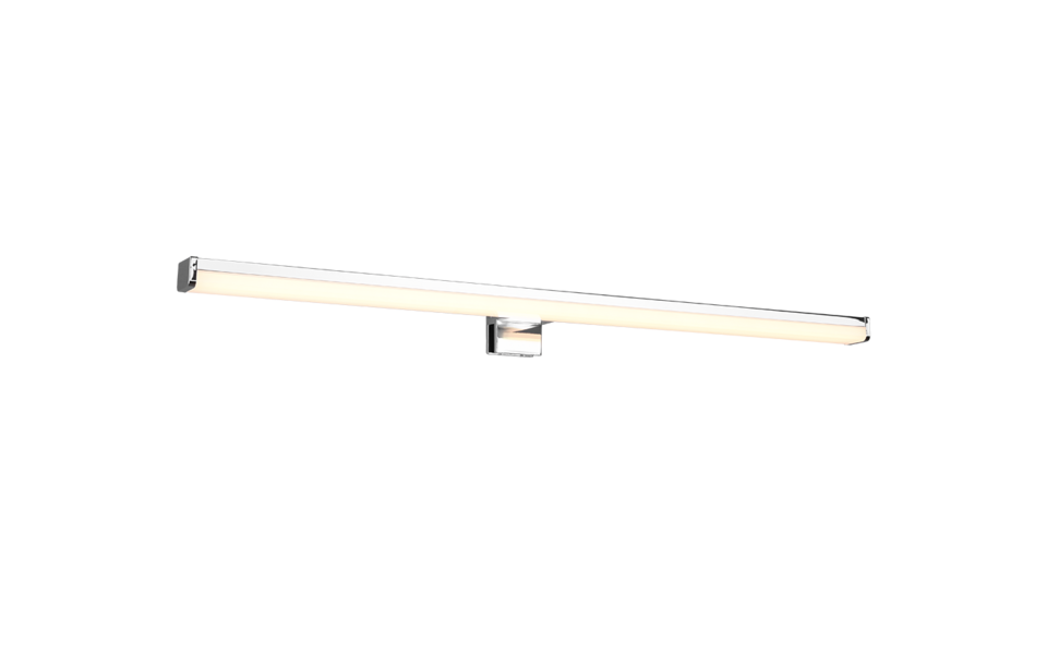 Trio Lighting Trio LINO wandlamp | LED | chroom | 60 x 6 cm | IP44 | 1x 11W | 1350 lm | 3000K