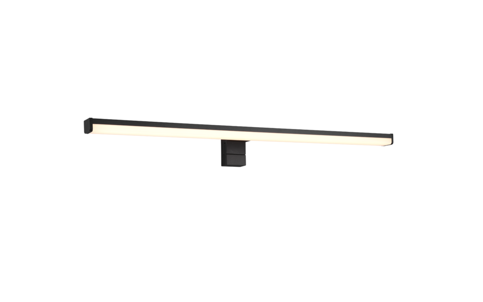 Trio Lighting Trio LINO wandlamp | LED | mat zwart | 60 x 6 cm | IP44 | 1x 11W | 1350 lm | 3000K
