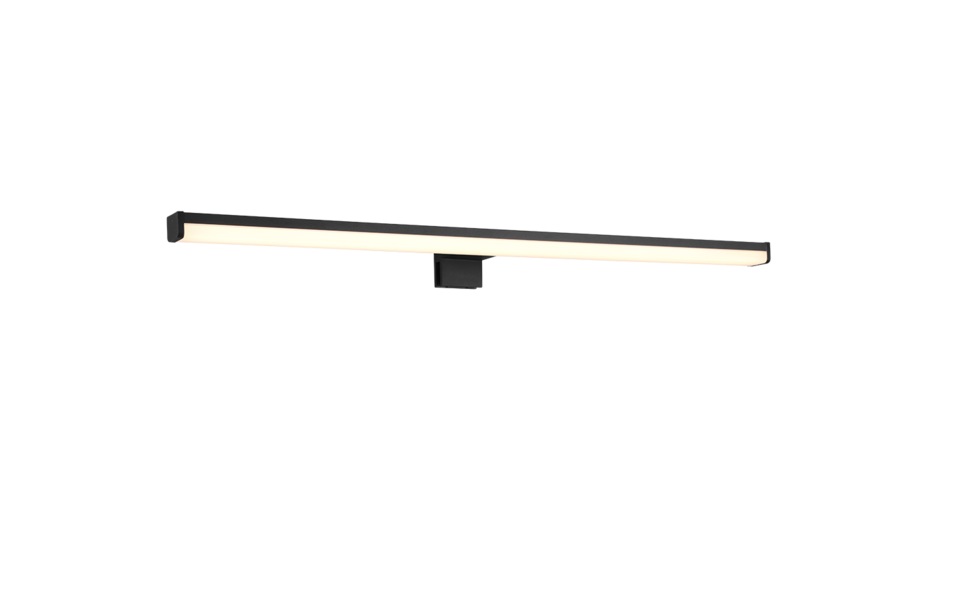 Trio Lighting Trio LINO wandlamp | LED | mat zwart | 60 x 6 cm | IP44 | 1x 11W | 1350 lm | 3000K
