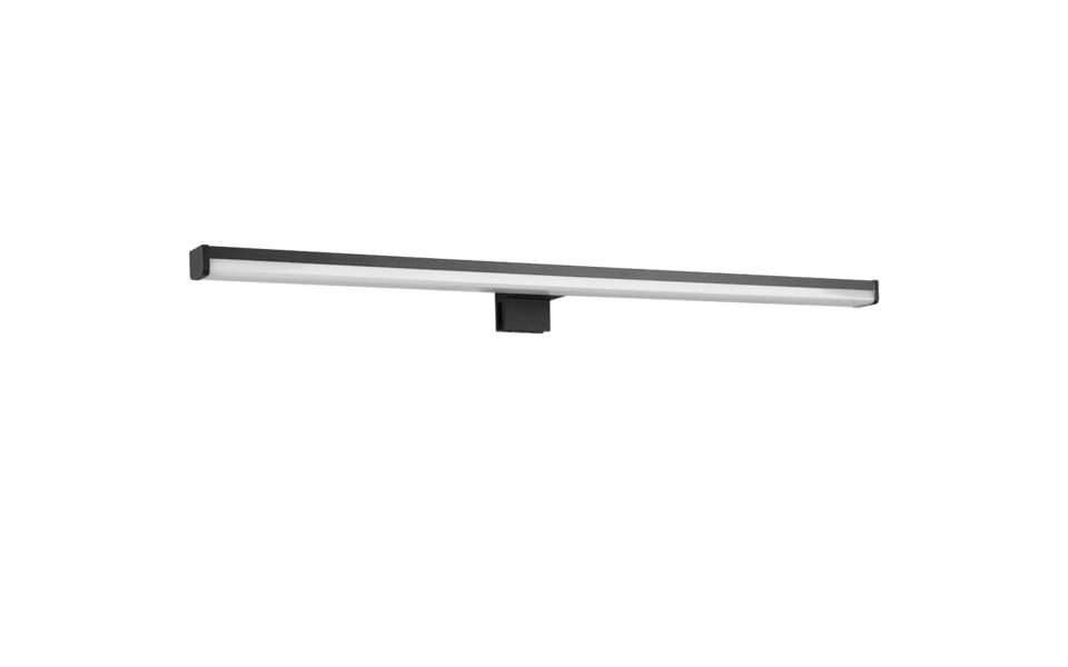 Trio Lighting Trio LINO wandlamp | LED | mat zwart | 60 x 6 cm | IP44 | 1x 11W | 1350 lm | 3000K