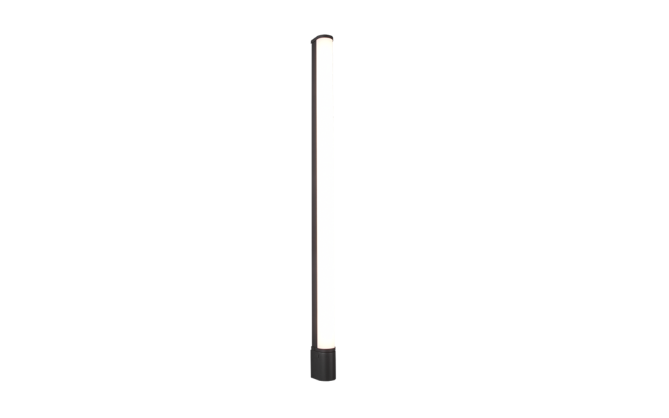 Trio Lighting Trio PIERA wandlamp | LED | mat zwart | 119 x 5,5 cm | IP44 | 1x 21W | 2200 lm | 3000K | niet dimbaar