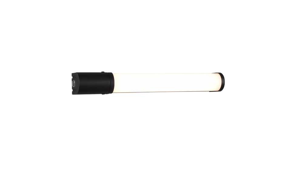 Trio Lighting Trio PIERA wandlamp | LED | mat zwart | 41,5 x 5,5 cm | IP44 | 1x 8W | 850 lm | 3000K | niet dimbaar