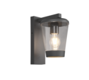 Trio Lighting Trio CAVADO wandlamp | E27 Fitting | antraciet | 16 x 28 cm | IP44 | excl. 1x E27 | max. 40W