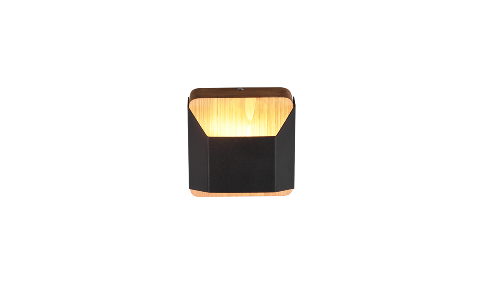 Trio Lighting Trio ARINO LED wall light | 1x 4.3W 430 lm 3000K | black | IP20 | 12 cm Trio Lighting Trio ARINO LED wall light | 1x 4.3W 430 lm 3000K | black | IP20 | 12 cm