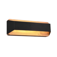 Trio ARINO wandlamp | LED | mat zwart | 35,2 x 12 cm | IP20