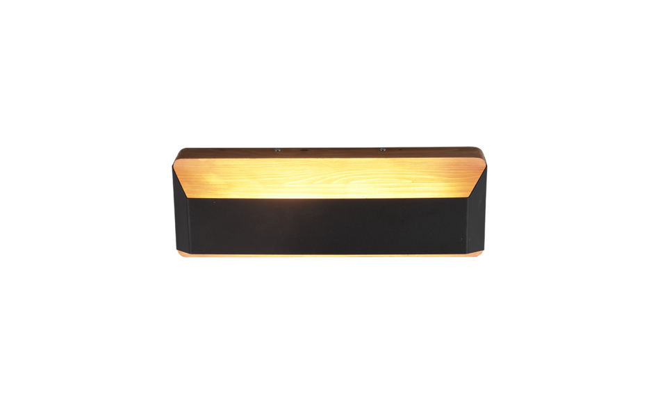 Trio Lighting Trio ARINO LED wall light | 1x 13.5W 1500 lm 3000K | black | IP20 | 12 cm