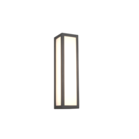Trio FUERTE wandlamp | LED | antraciet met wit | 9 x 36 cm | IP54