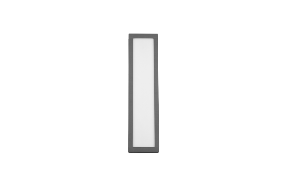 Trio Lighting Trio FUERTE wandlamp | LED | antraciet met wit | 9 x 36 cm | IP54 | 1x 10,5W | 1300 lm | 3000K | niet dimbaar