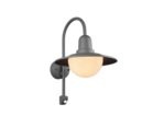 Trio Lighting Trio NORMAN wandlamp | E27 Fitting | antraciet met wit | 30 x 38 cm | IP44 | excl. 1x E27 | max. 40W