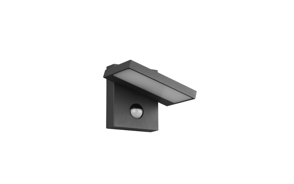 Trio Lighting Trio HORTON wandlamp | LED | antraciet | 15 x 12 cm | IP54 | 1x 8W | 1000 lm | 3000K Trio Lighting Trio HORTON wandlamp | LED | antraciet | 15 x 12 cm | IP54 | 1x 8W | 1000 lm | 3000K