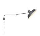 Trio Lighting Trio BOLDER wall light | 1x E27 max 40W | black | IP20 | 29 cm