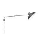 Trio Lighting Trio BOLDER wall light | 1x E27 max 40W | black | IP20 | 29 cm