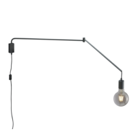 Trio LINE wall light | E27 | black | IP20