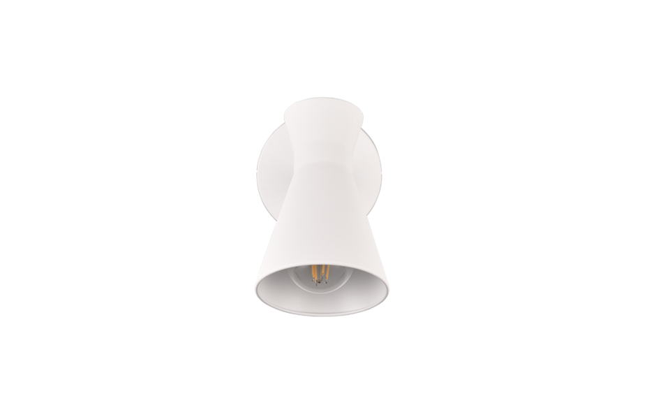 Trio Lighting Trio ENZO wandlamp | E27 Fitting | wit mat | Ø 11,5 cm | IP20 | excl. 1x E27 | max. 10W Trio Lighting Trio ENZO wandlamp | E27 Fitting | wit mat | Ø 11,5 cm | IP20 | excl. 1x E27 | max. 10W
