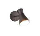 Trio Lighting Trio ENZO wandlamp | E27 Fitting | mat zwart | Ø 11,5 cm | IP20 | excl. 1x E27 | max. 10W