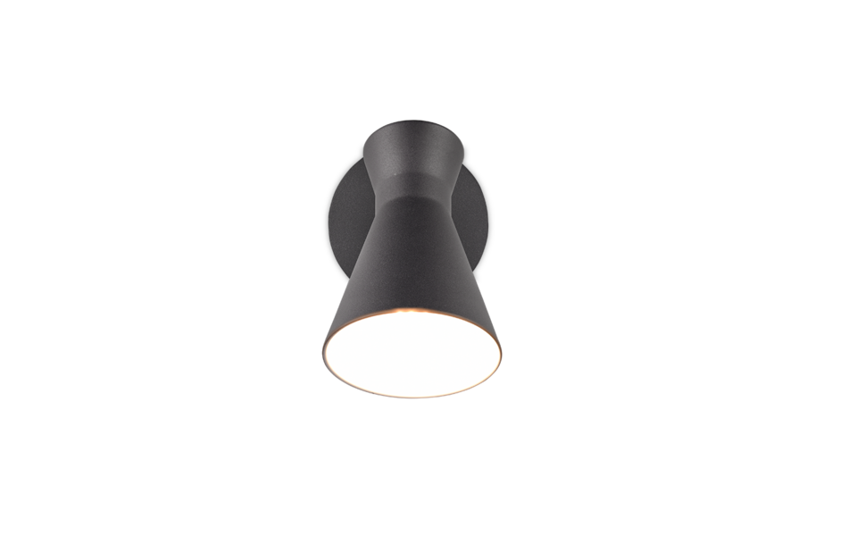Trio Lighting Trio ENZO wall light | 1x E27 max 40W | black | IP20 | 23 cm Trio Lighting Trio ENZO wall light | 1x E27 max 40W | black | IP20 | 23 cm