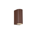 Trio Lighting Trio ROYA wandlamp | GU10 Fitting | roestkleur | 6,9 x 15 cm | IP44 | excl. 2x GU10 | max. 35W