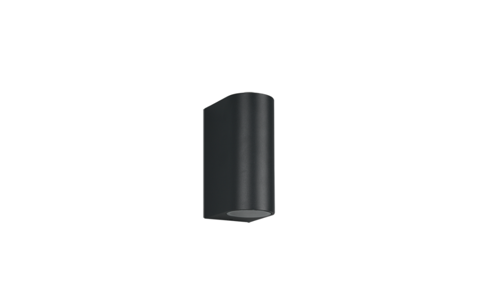 Trio Lighting Trio ROYA wandlamp | GU10 Fitting | antraciet | 6,9 x 15 cm | IP44 | excl. 2x GU10 | max. 35W Trio Lighting Trio ROYA wandlamp | GU10 Fitting | antraciet | 6,9 x 15 cm | IP44 | excl. 2x GU10 | max. 35W