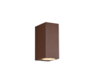 Trio Lighting Trio ROYA wandlamp | GU10 Fitting | roestkleur | 6,9 x 15 cm | IP44 | excl. 2x GU10 | max. 35W