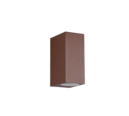 Trio Lighting Trio ROYA wandlamp | GU10 Fitting | roestkleur | 6,9 x 15 cm | IP44 | excl. 2x GU10 | max. 35W