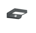 Trio Lighting Trio FOMOSA wandlamp | LED | antraciet | 12,5 x 4,5 cm | IP44 | 1x 4,8W | 340 lm | 3000K