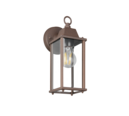 Trio Lighting Trio OLONA wandlamp | E27 Fitting | roestkleur | 11,5 x 29,5 cm | IP23 | excl. 1x E27 | max. 40W