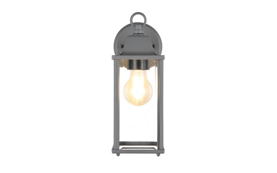 Trio Lighting Trio OLONA wandlamp | E27 Fitting | antraciet | 11,5 x 29,5 cm | IP23 | excl. 1x E27 | max. 40W